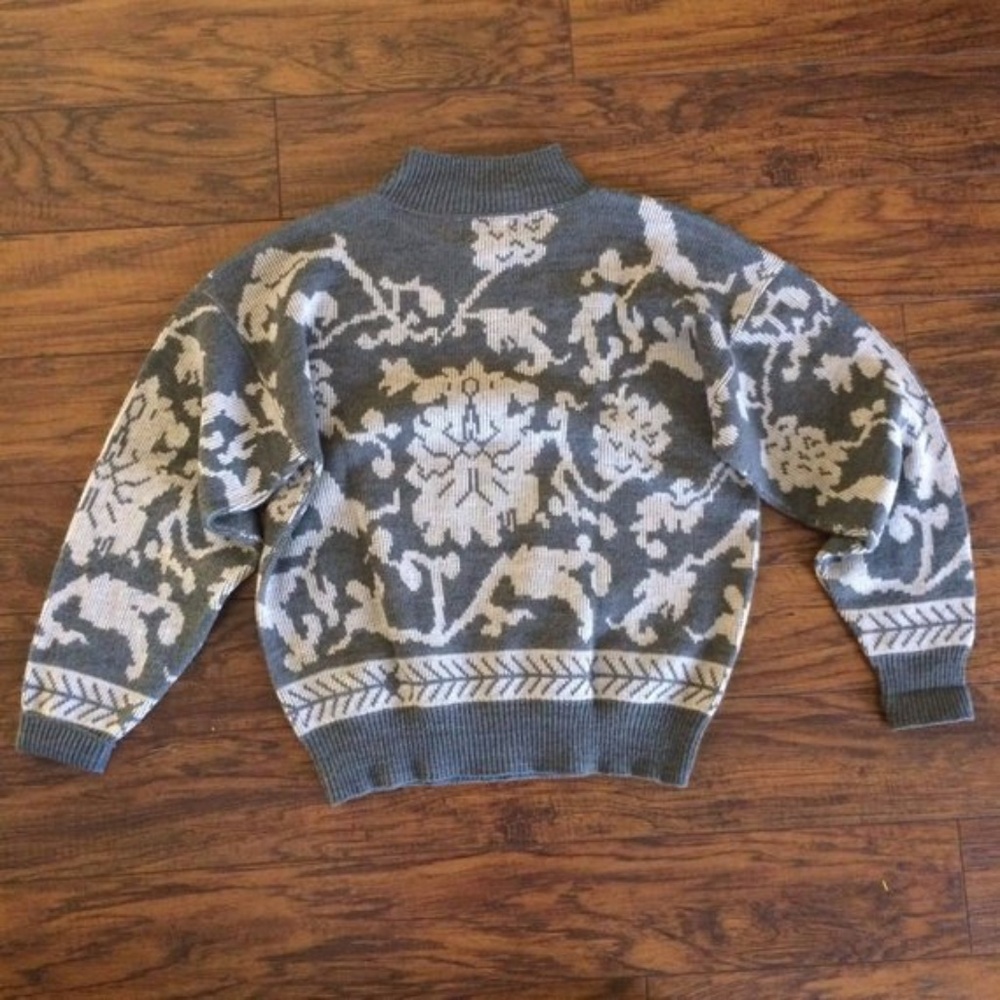 Vintage 90s Kawaii Grunge Oversize Knit Sweater - Picture 7 of 8